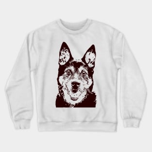 Dog Line Art Crewneck Sweatshirt